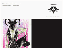 Tablet Screenshot of blackem-art.com